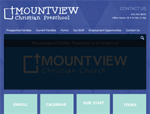 Tablet Screenshot of mountviewschool.org